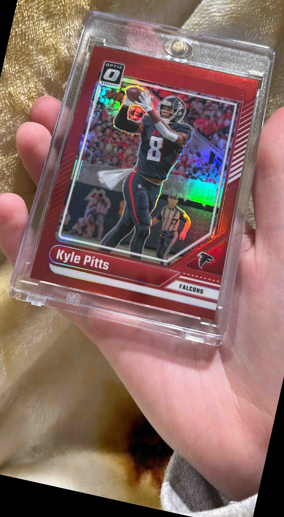 Card image for 2024 Panini Football Donruss Optic Kyle Pitts Red /125 #11 Atlanta Falcons
