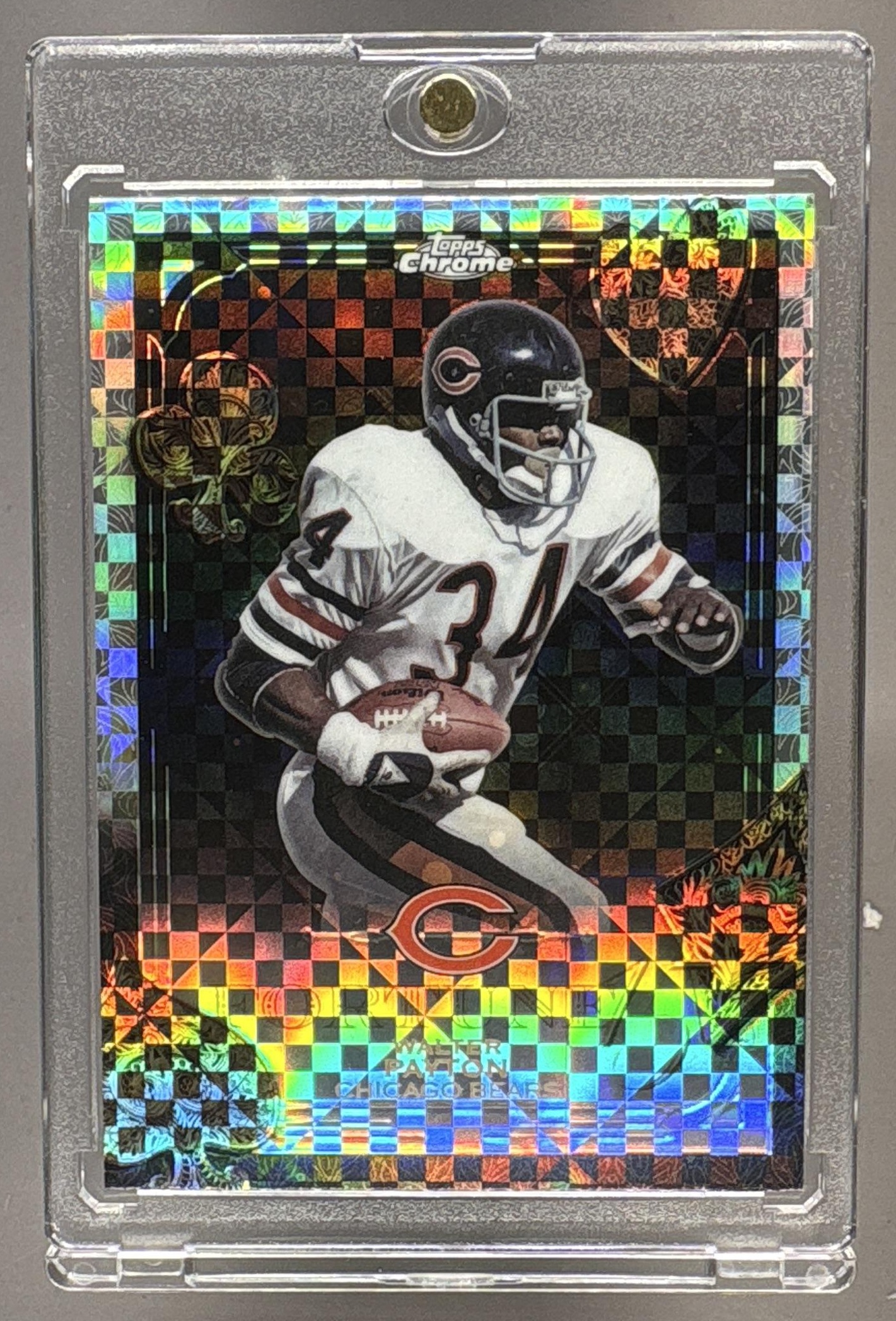 2025 TOPPS CHROME WALTER PAYTON #F15-34 FORTUNE 15 X-FRACTOR BEARS