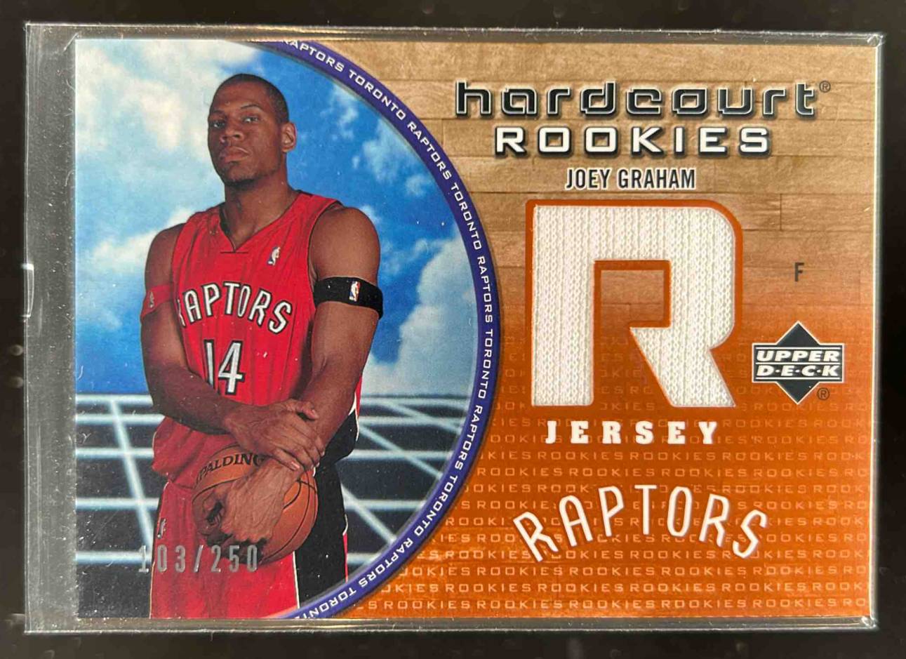 Card image for 2005-06 Upper Deck Hardcourt Joey Graham Rookie Jerseys 103 /250 #130-J RC