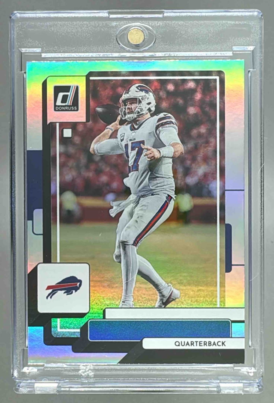 Card image for 2022 Panini Football Donruss Josh Allen No Name #116 Buffalo Bills