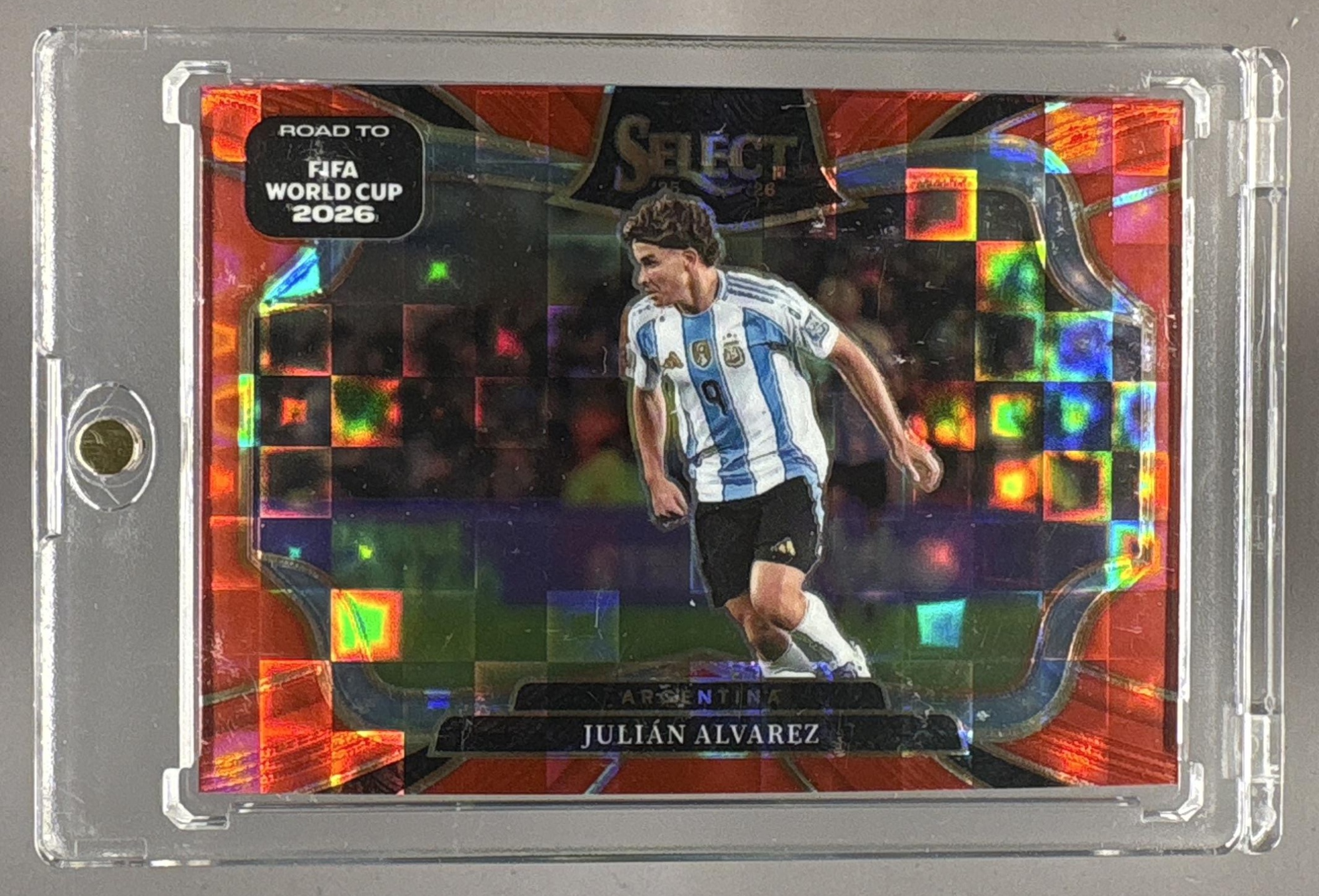 2025 PANINI SELECT ROAD TO WC JULIAN ALVAREZ #202 FIELD LEVEL MULTI-COLOR