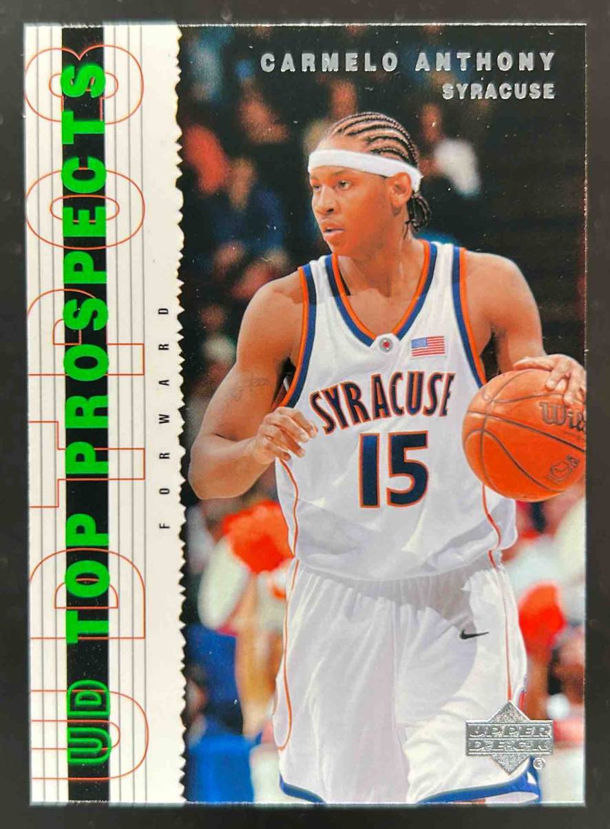 Card image for 2003 UPPER DECK TOP PROSPECTS CARMELO ANTHONY #57 RC ROOKIE