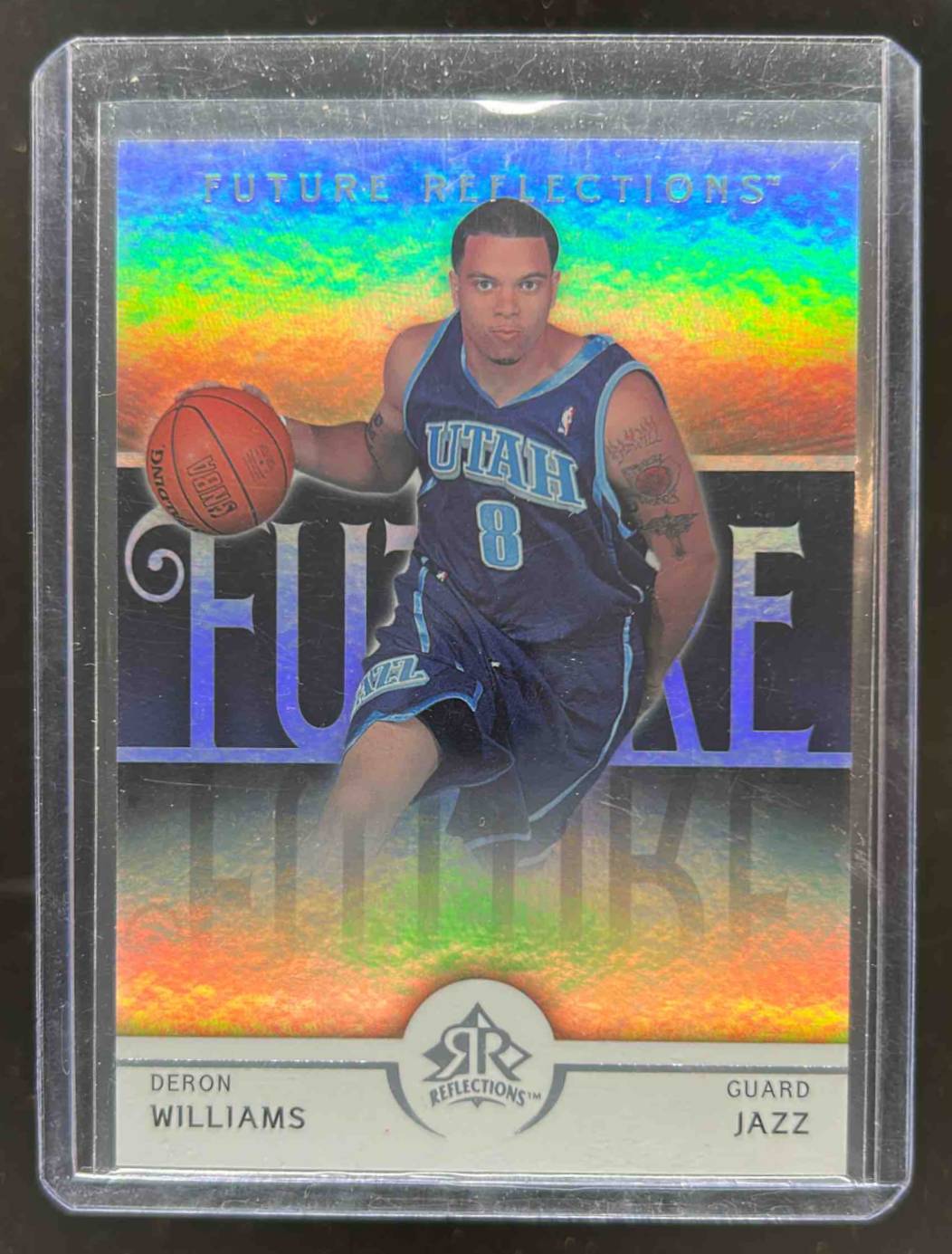 Card image for 2005-06 UPPER DECK REFLECTIONS DERON WILLIAMS /1499 #145 RC ROOKIE UTAH JAZZ