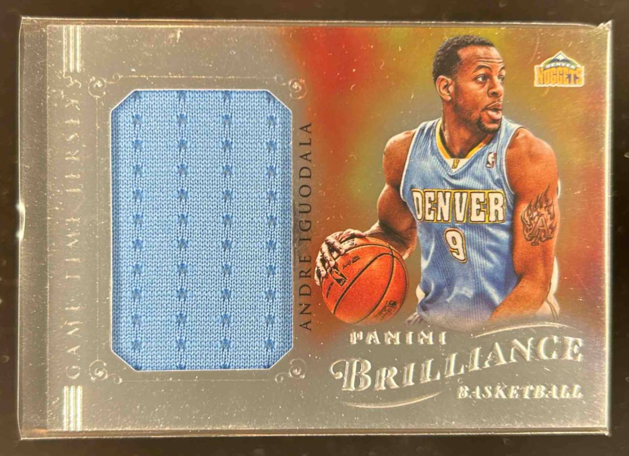 Card image for 2012-13 PANINI BRILLIANCE ANDRE IGUODALA #49 GAME TIME JERSEYS DENVER NUGGETS