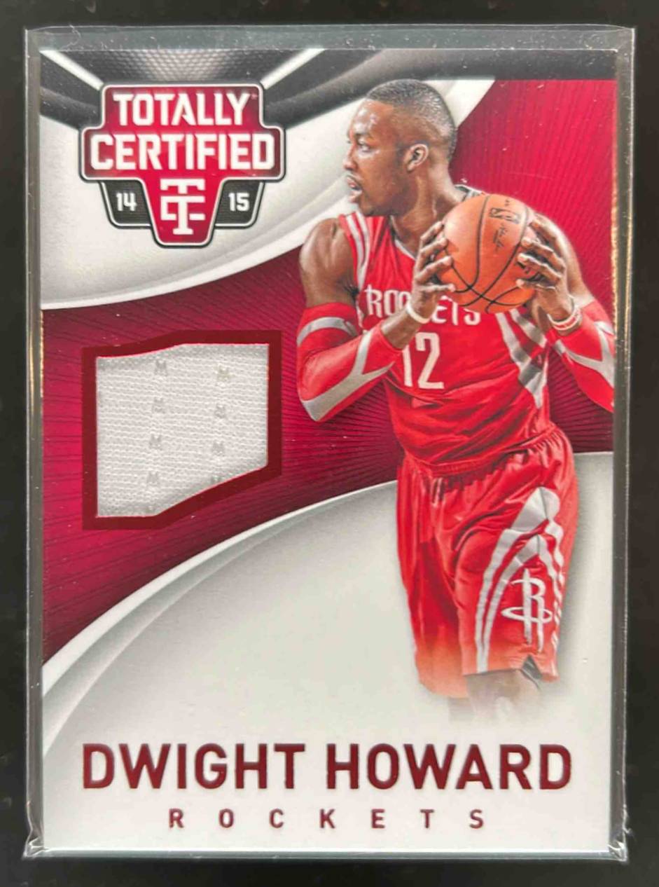Card image for 2014-15 Panini Totally Certified Dwight Howard Jerseys Red 201 /249 #34