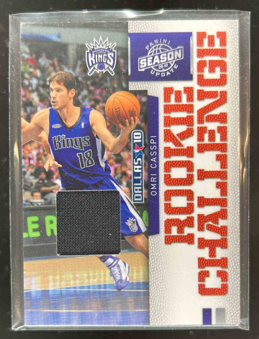 Card image for 2009-10 Panini Season Update Omri Casspi Rookie Challenge Jerseys #15 RC Rookie