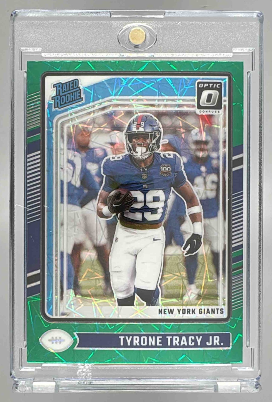Card image for 2024 Panini Donruss Optic Tyrone Tracy Jr. #259 Rated Rookie Giants