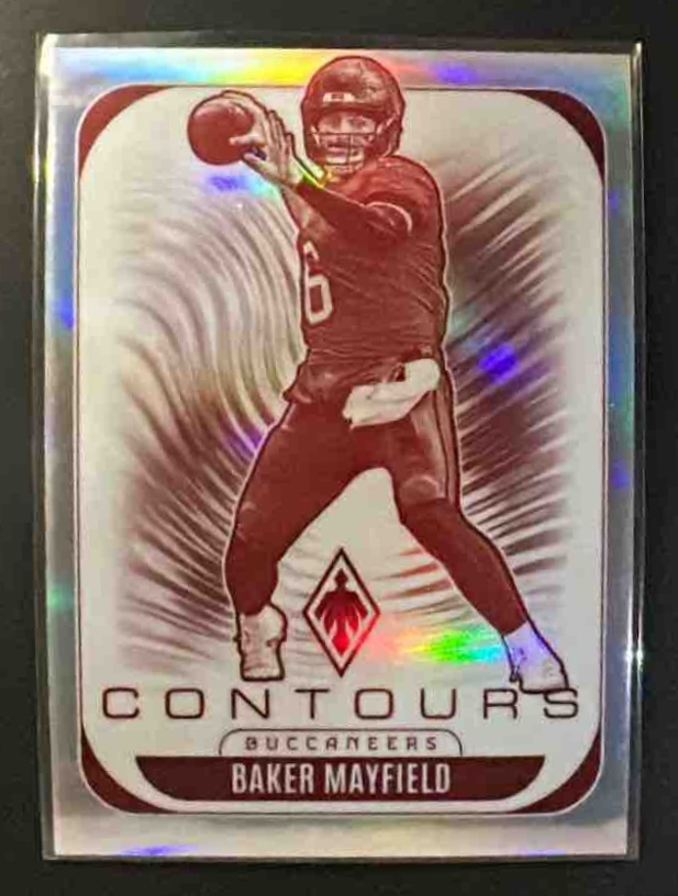 Card image for 2025 Panini Phoenix Baker Mayfield #30 Contours Buccaneers