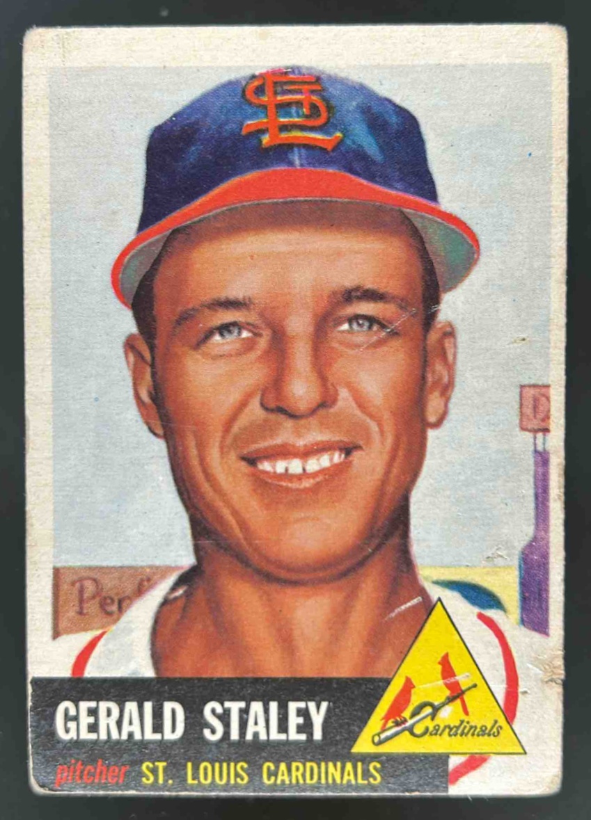 Card image for 1953 TOPPS BASEBALL GERALD STALEY #56