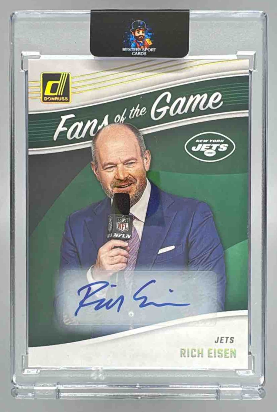 Card image for 2023 Panini Donruss Rich Eisen Fans of the Game Auto #FG-RE Jets