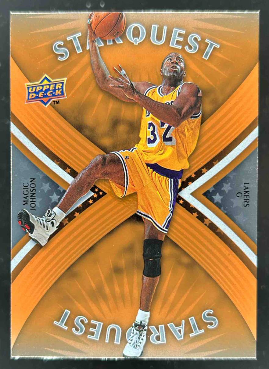 Card image for 2008-09 UPPER DECK MAGIC JOHNSON STARQUEST UN COMMON #SQ-19 LOS ANGELES LAKERS
