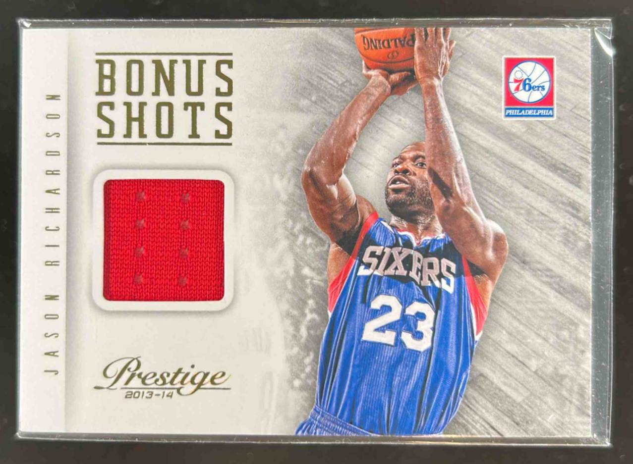 Card image for 2013-14 Panini Prestige Jason Richardson Bonus Shots Materials #75