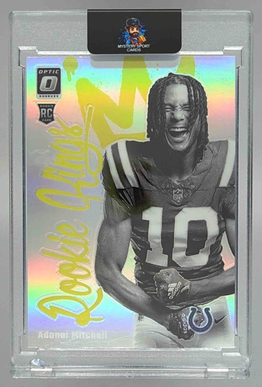 Card image for 2024 Panini Donruss Optic Adonai Mitchell Rookie Kings #16 RC Colts
