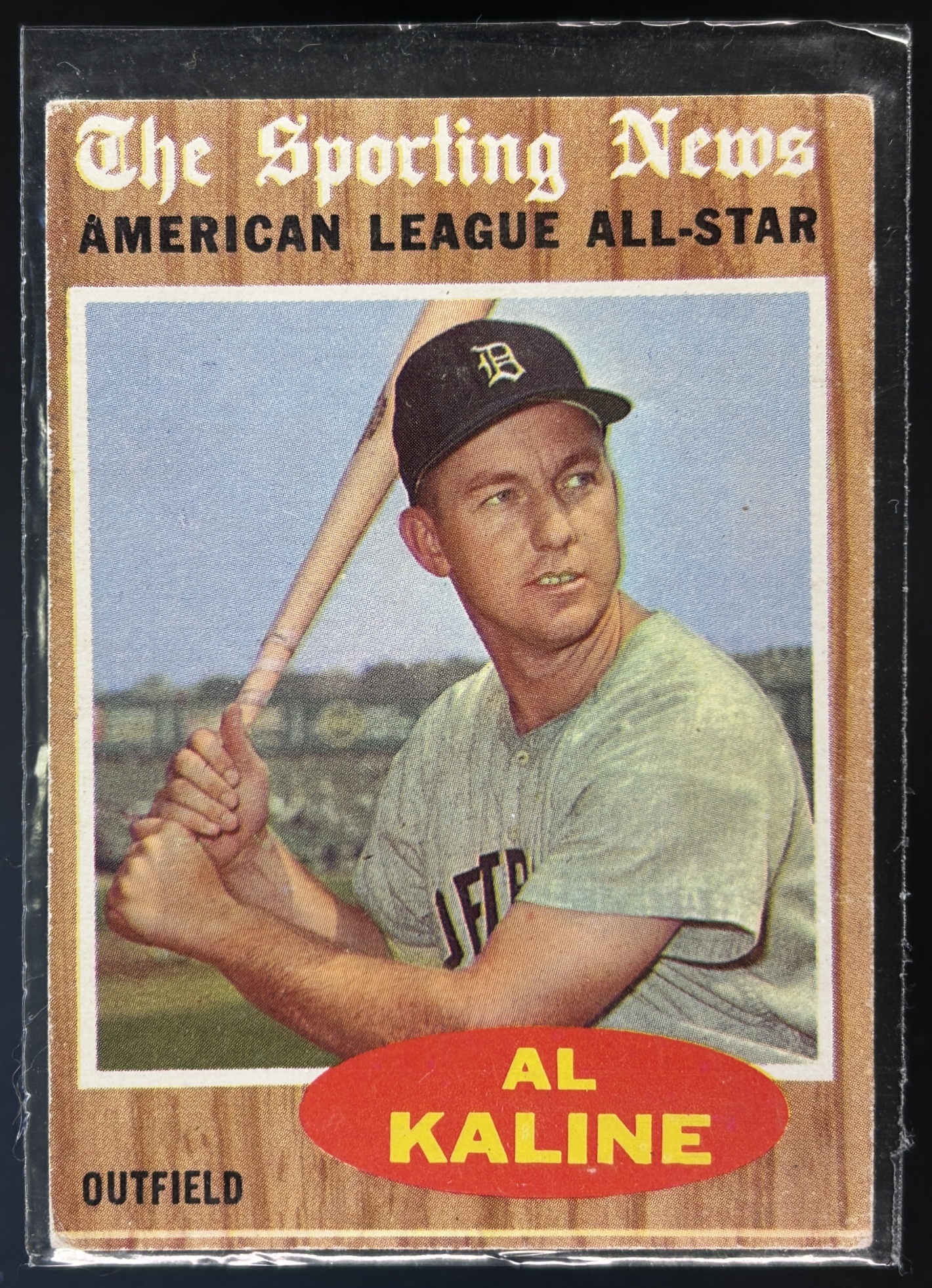 Card image for 1962 TOPPS AL KALINE #470 ALL-STAR DETROIT TIGERS