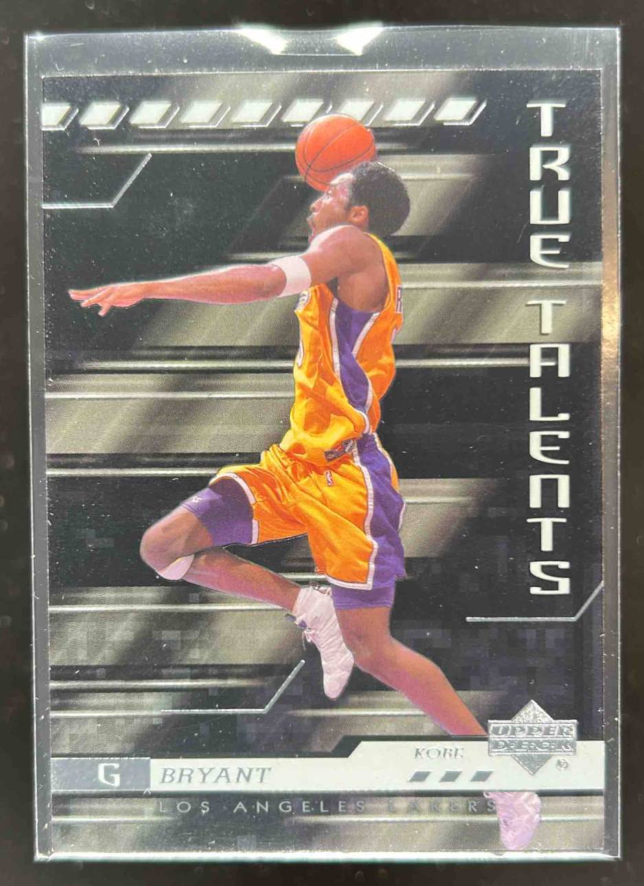 Card image for 2000-01 UPPER DECK KOBE BRYANT TRUE TALENTS #TT1 LOS ANGELES LAKERS