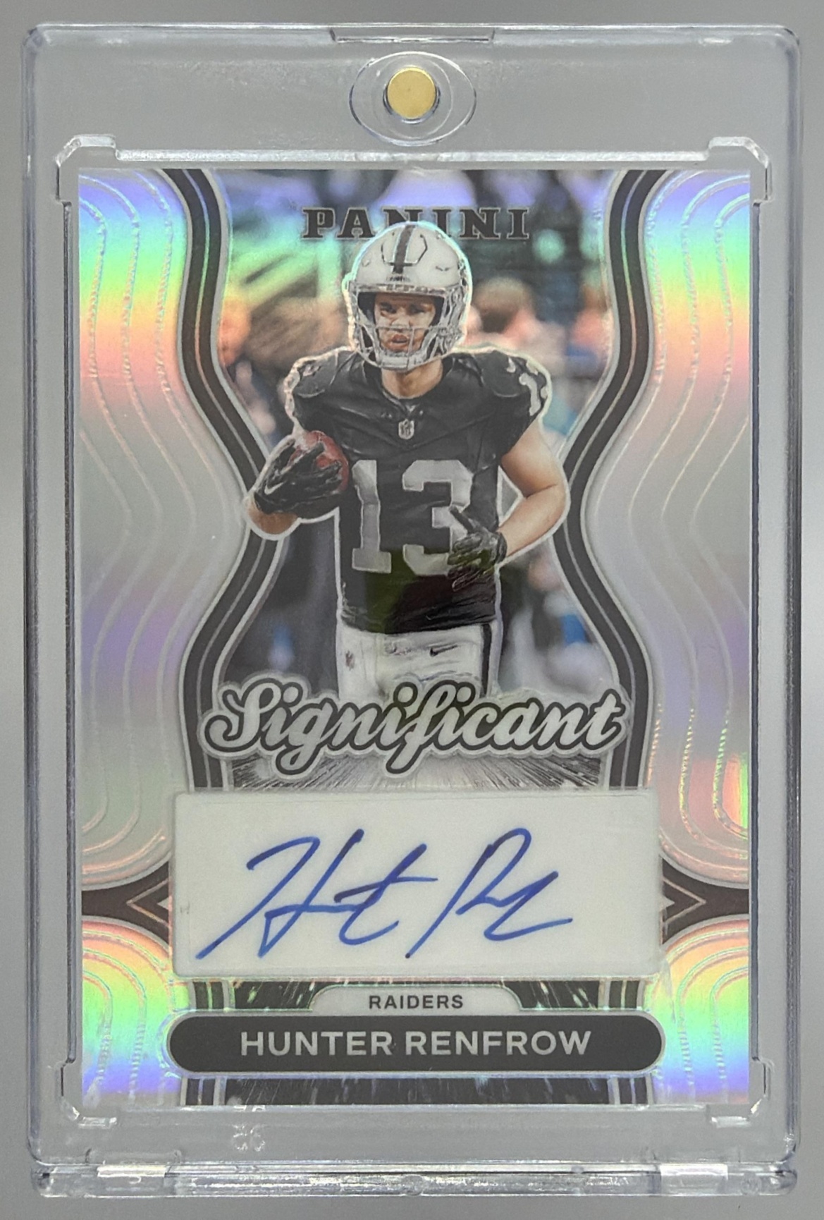 Card image for 2024 Panini Football Prizm Hunter Renfrow Significant Signatures #SS-HRW Auto