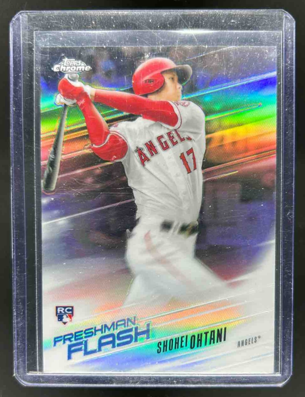 Shohei Ohtani 2018 Topps Baseball Chrome Freshman Flash RC Los Angeles Angels