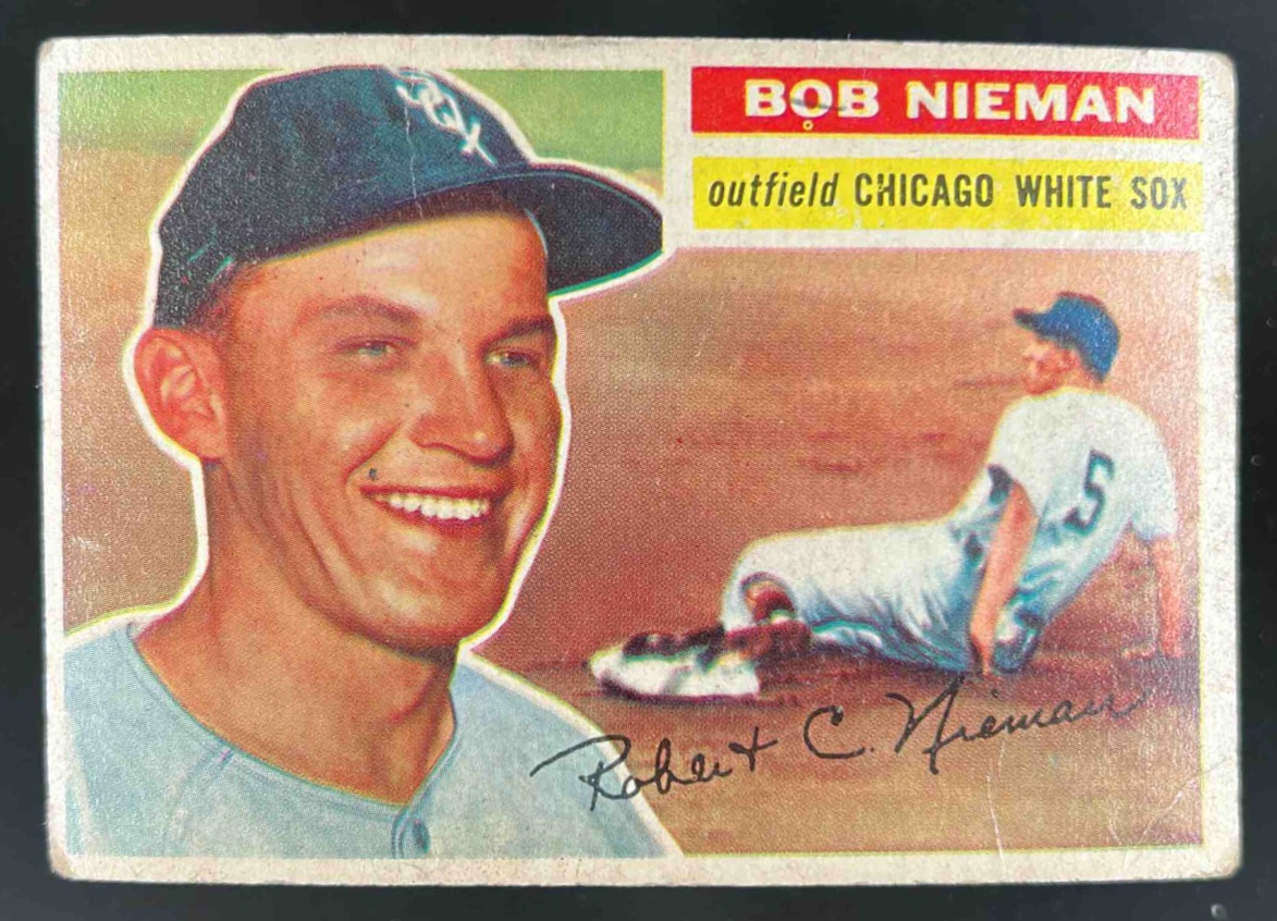Card image for 1956 TOPPS BASEBALL BOB NIEMAN #267 CHICAGO WHITE SOX