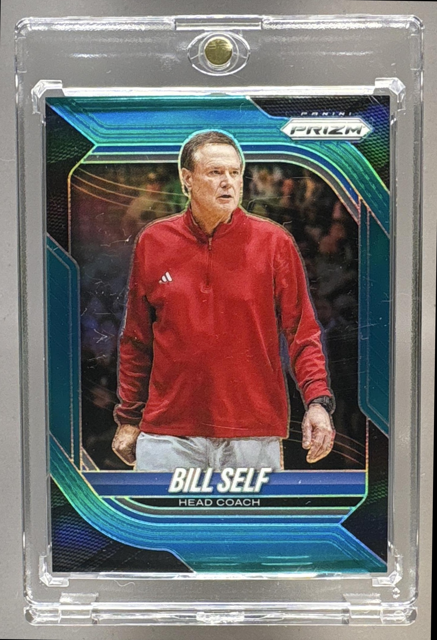 2025-26 PANINI PRIZM BILL SELF #96 TEAL 97/215 JAYHAWKS