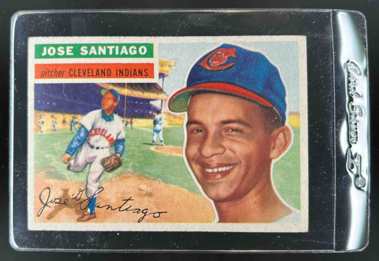 Card image for 1956 TOPPS JOSE SANTIAGO #59A RC ROOKIE