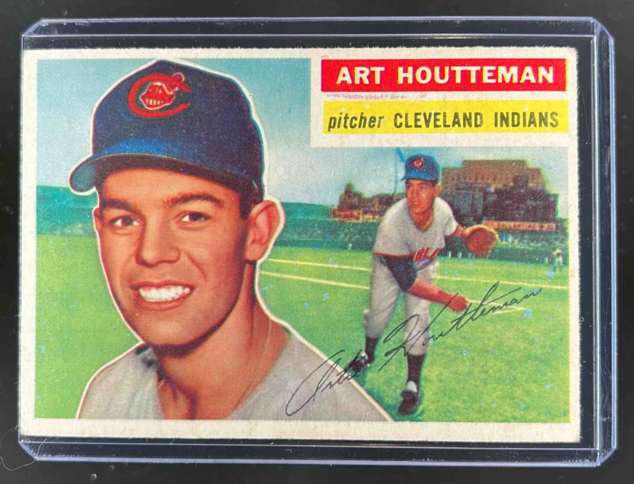 Card image for 1956 TOPPS BASEBALL ART HOUTTEMAN #281