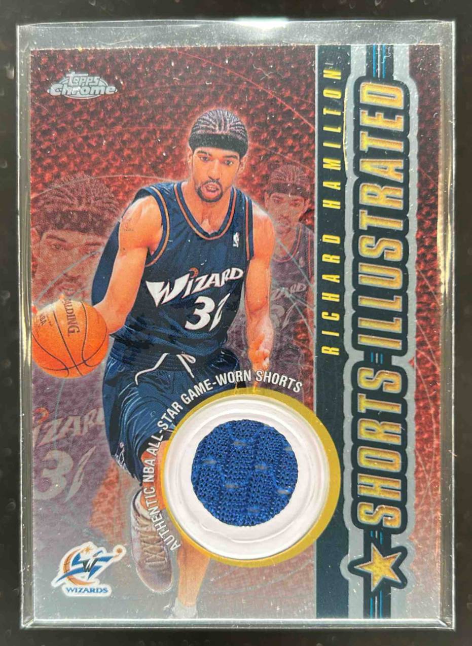 Card image for 2001-02 Topps Chrome Richard Hamilton Shorts Illustrated #SI-RH
