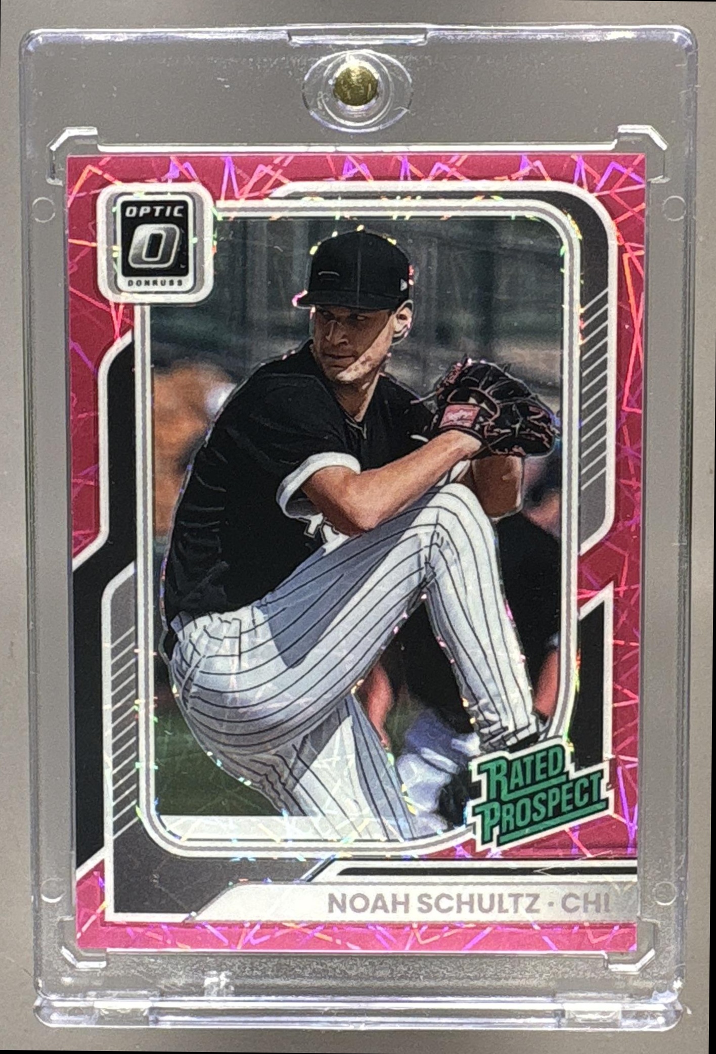 2026 PANINI DONRUSS NOAH SCHULTZ #183 RATED PROSPECTS OPTIC PINK VELOCITY /79