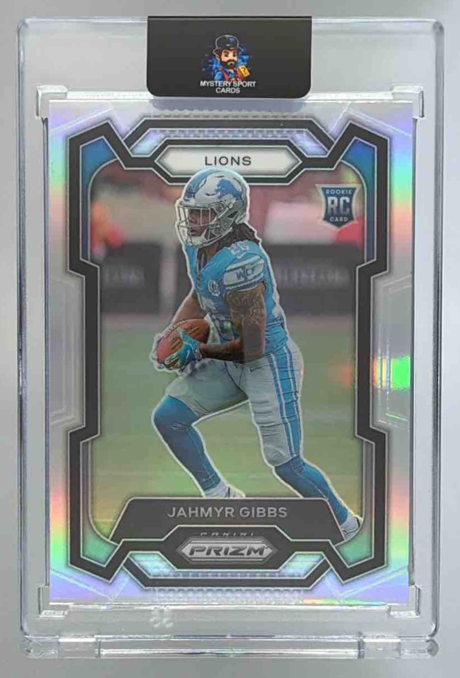 Card image for 2023 Panini Football Prizm Jahmyr Gibbs #331 RC Detroit Lions