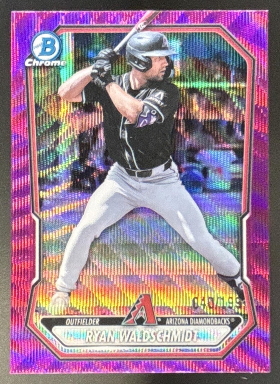 Card image for 2026 Bowman Ryan Waldschmidt Chrome Prospects Fuchsia Wave Refractor /199