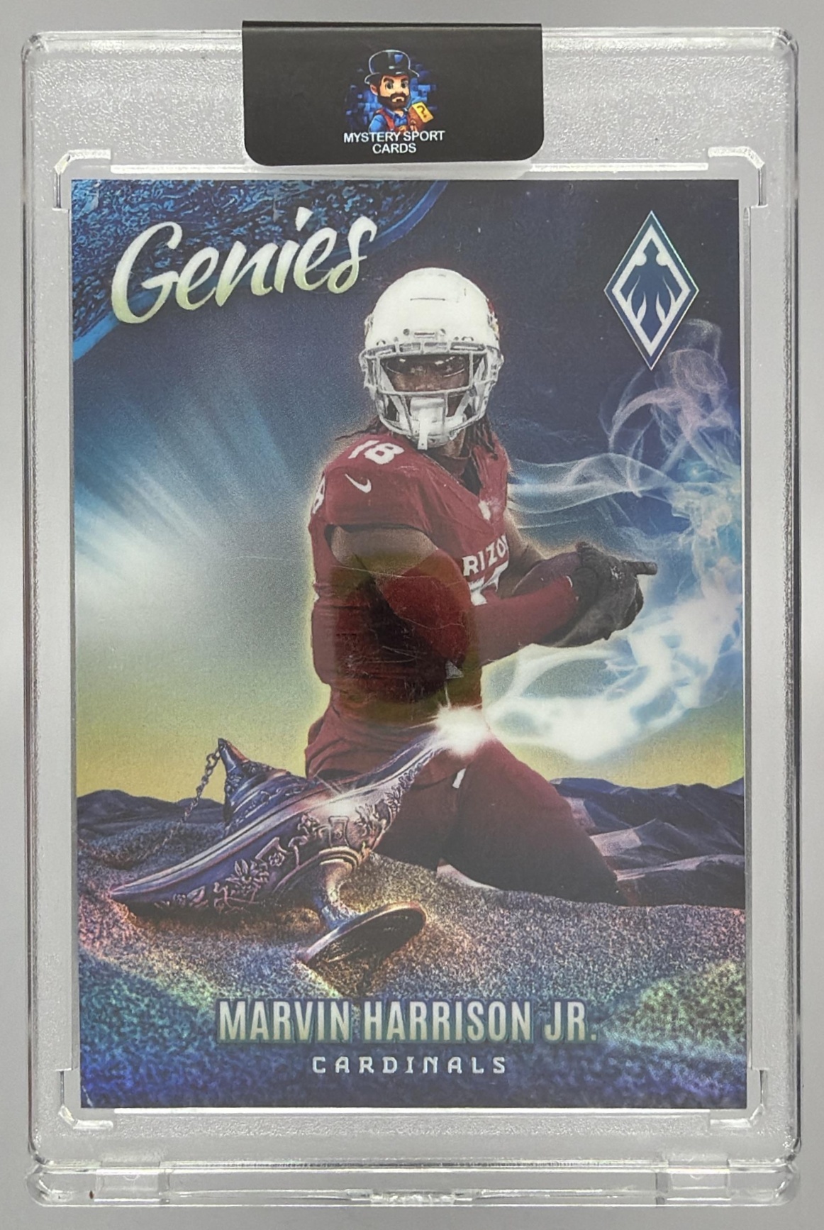 Card image for 2025 Panini Football Phoenix Marvin Harrison Jr. Genies #4 Arizona Cardinals