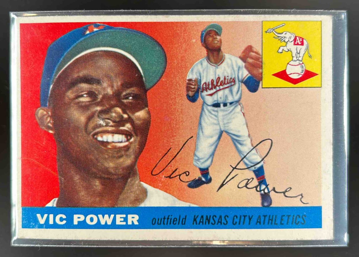 Card image for 1955 TOPPS VIC POWER #30