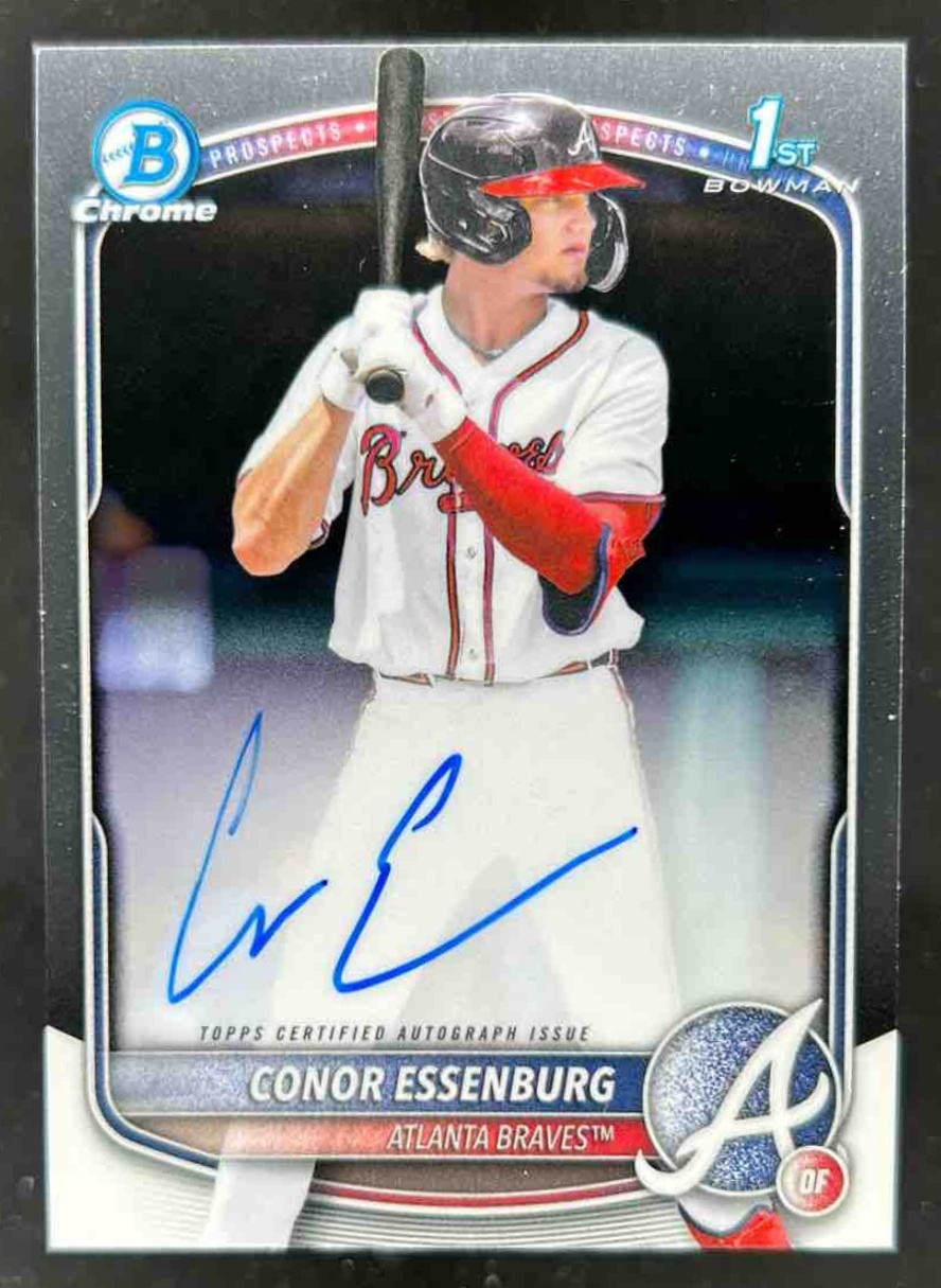 Card image for Conor Essenburg 2025 Bowman Draft Chrome Prospect Auto