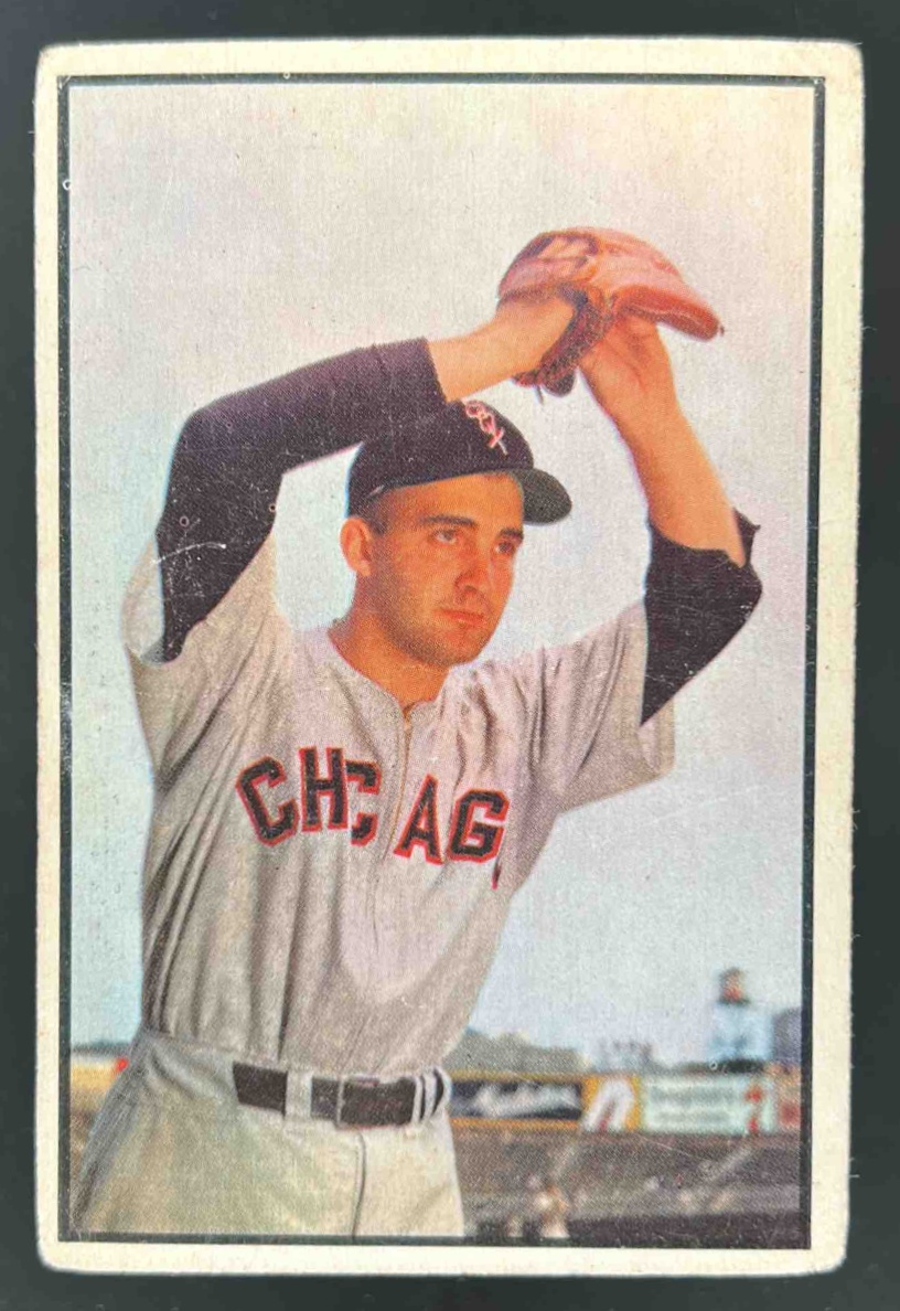 Card image for 1953 BOWMAN BASEBALL COLOR BILLY PIERCE #73 CHICAGO WHITE SOX