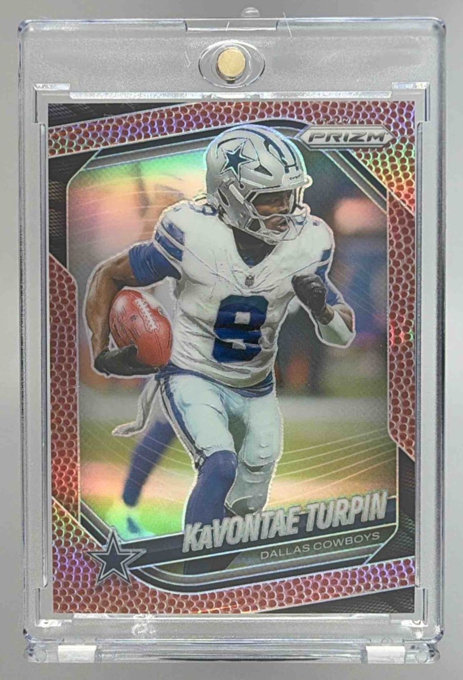 Card image for 2025 Panini Football Prizm KaVontae Turpin Pigskin /180 #137 Dallas Cowboys