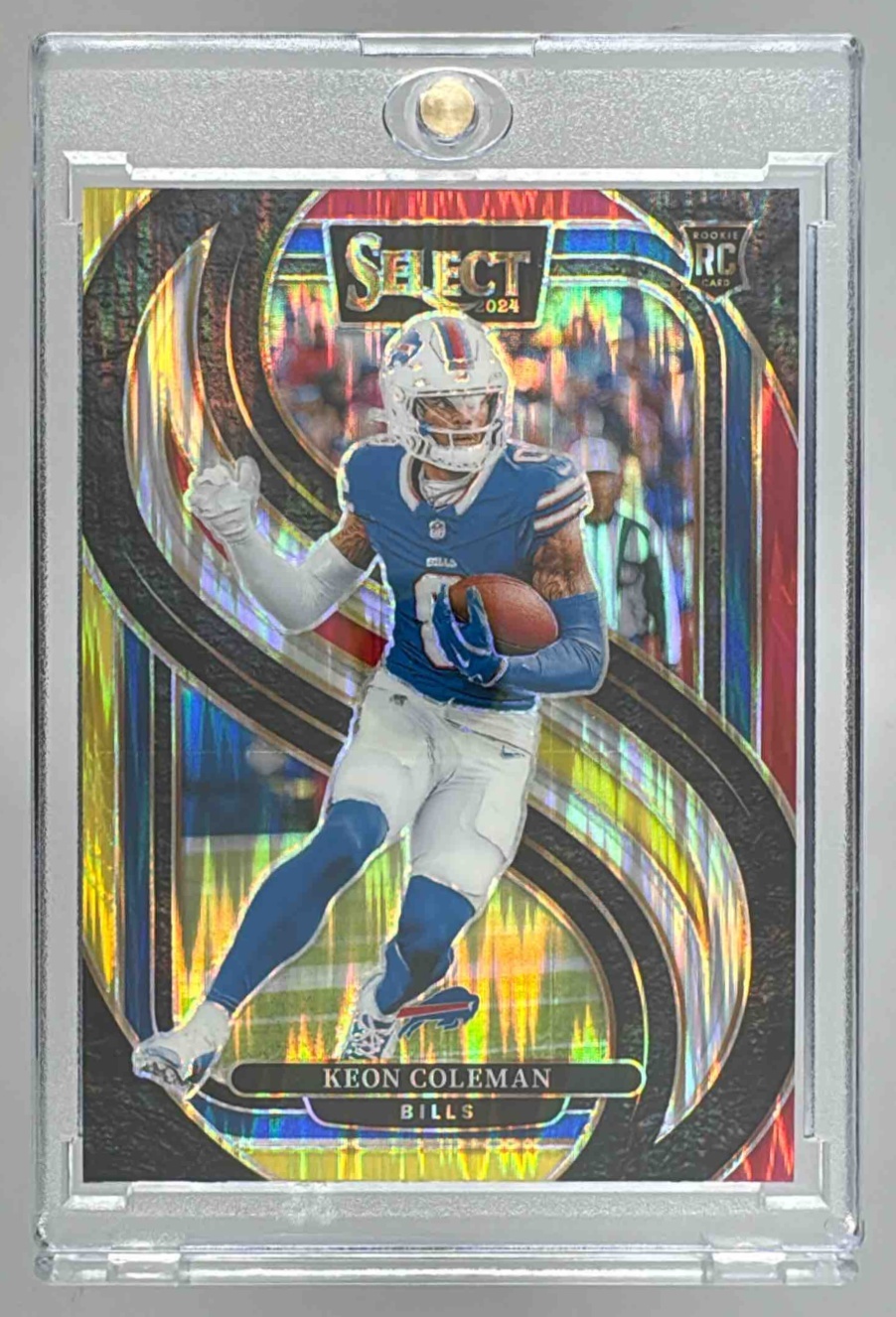 Card image for 2024 Panini Football Select Keon Coleman Premier #153 RC Buffalo Bills