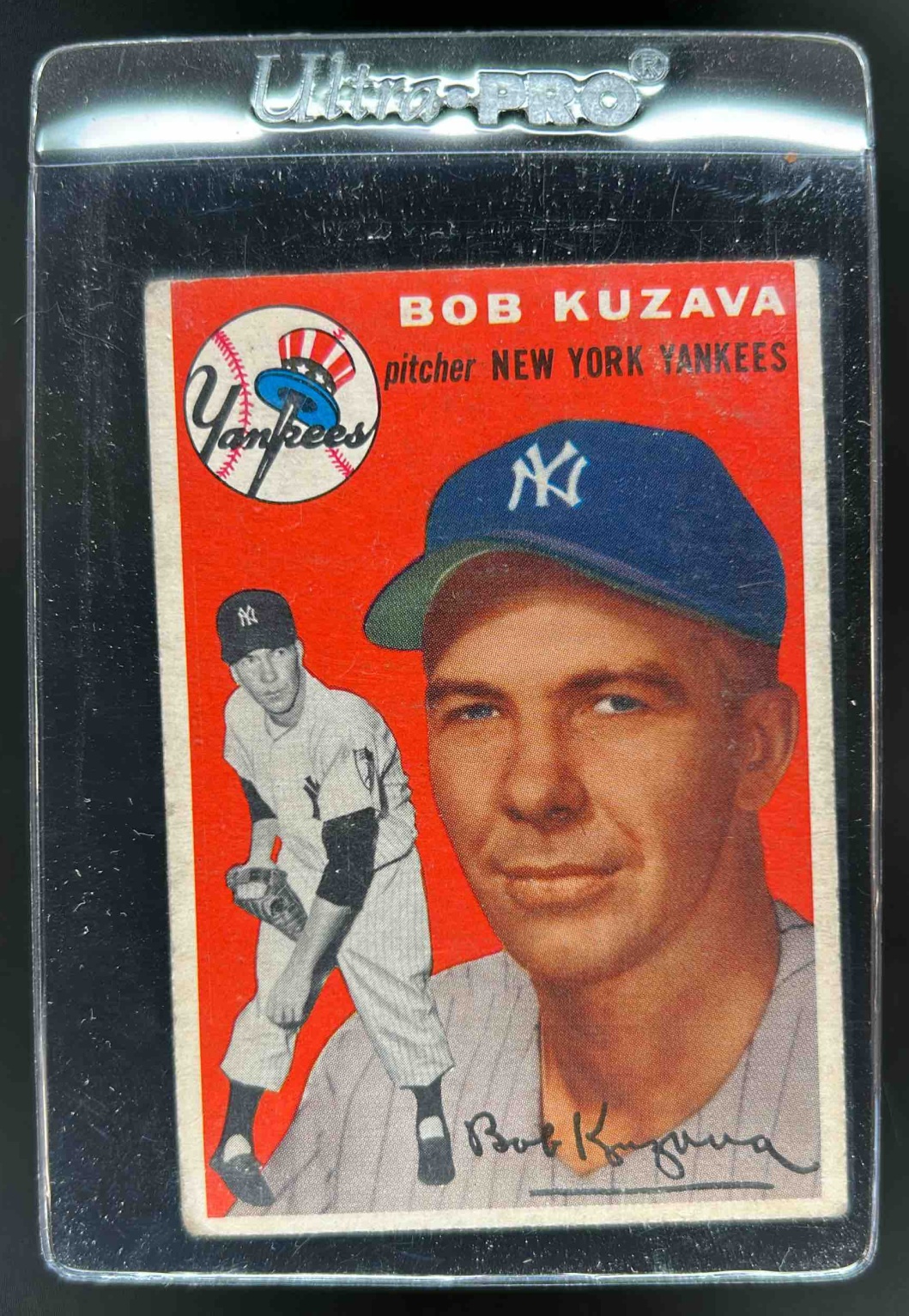 Card image for 1954 TOPPS BASEBALL BOB KUZAVA #230 NEW YORK YANKEES