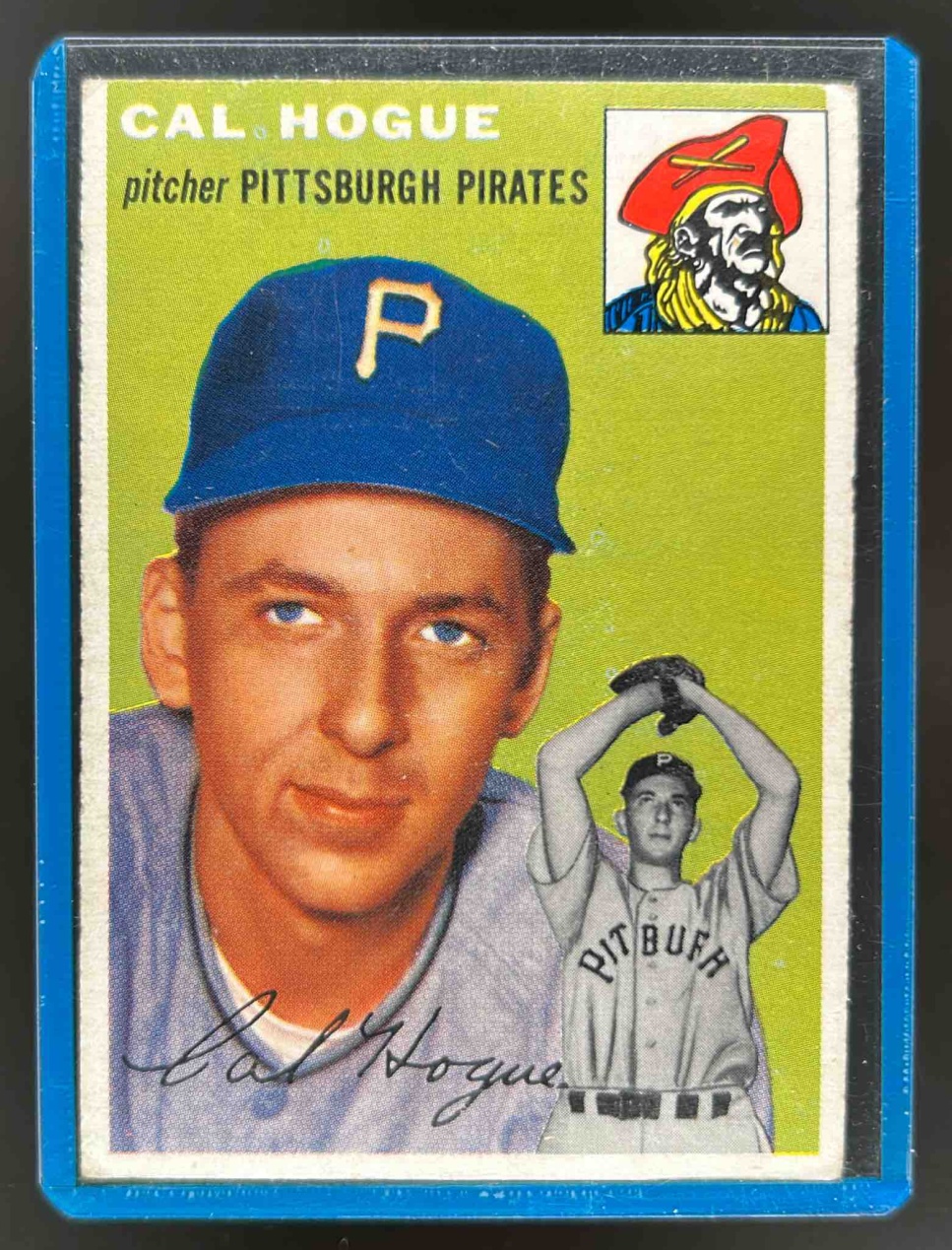 Card image for 1954 TOPPS CAL HOGUE #134 PITTSBURGH PIRATES
