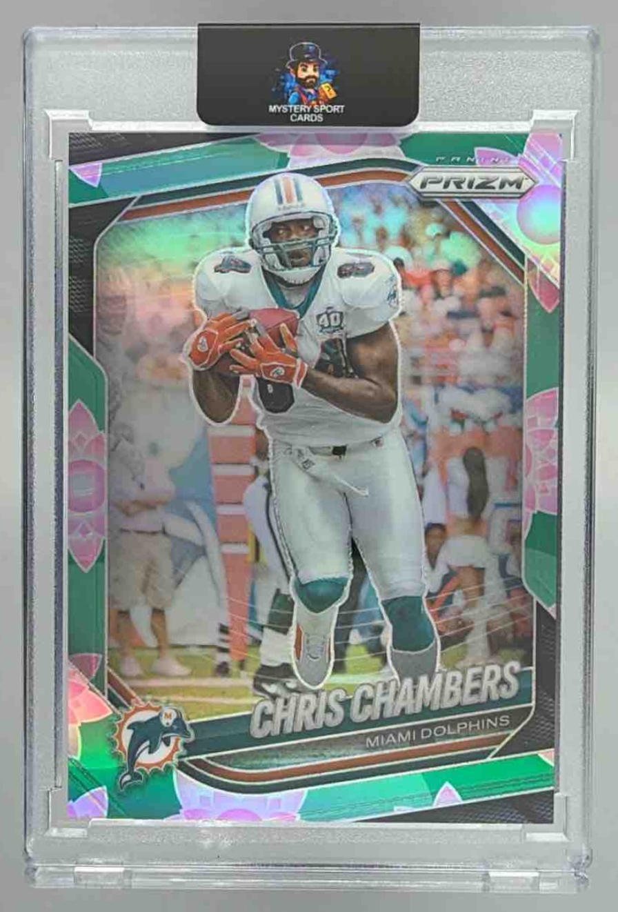 Card image for 2025 Panini Football Prizm Chris Chambers #107 Miami Dolphins
