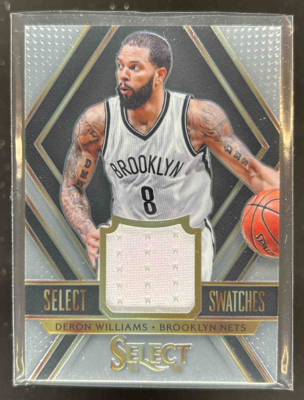 Card image for 2014-15 PANINI SELECT DERON WILLIAMS SWATCHES /75 #3