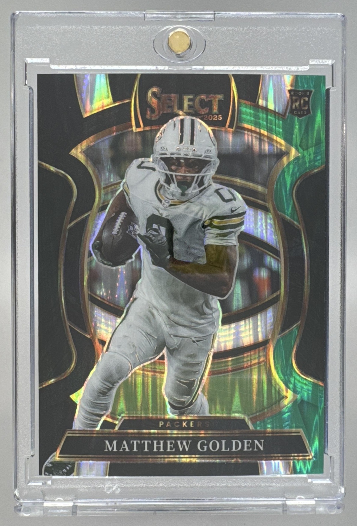 Card image for 2025 Panini Football Select Matthew Golden Concourse #66 RC Green Bay Packers