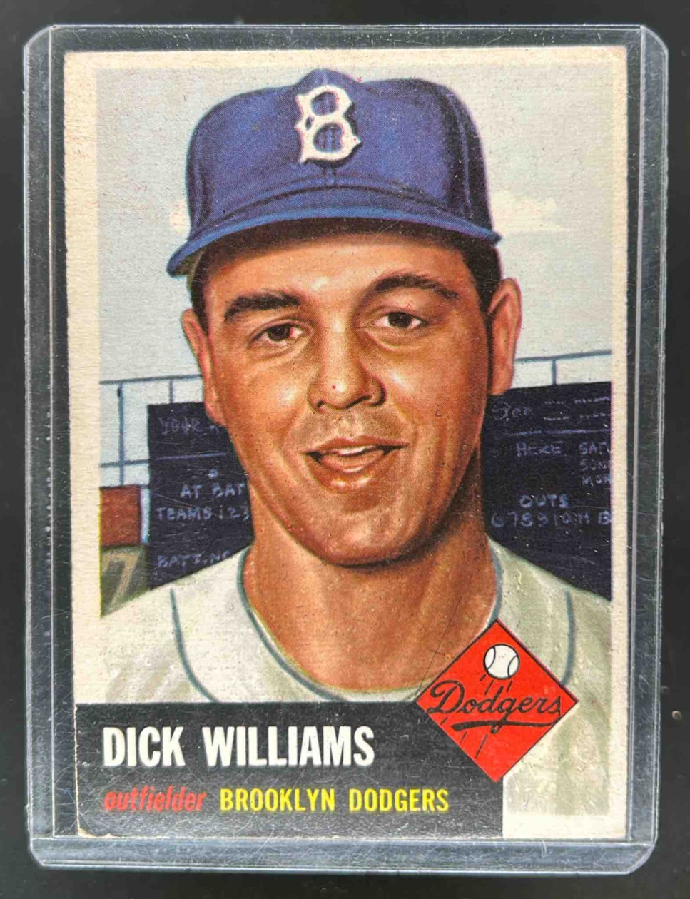 Card image for 1953 TOPPS BASEBALL DICK WILLIAMS #125A