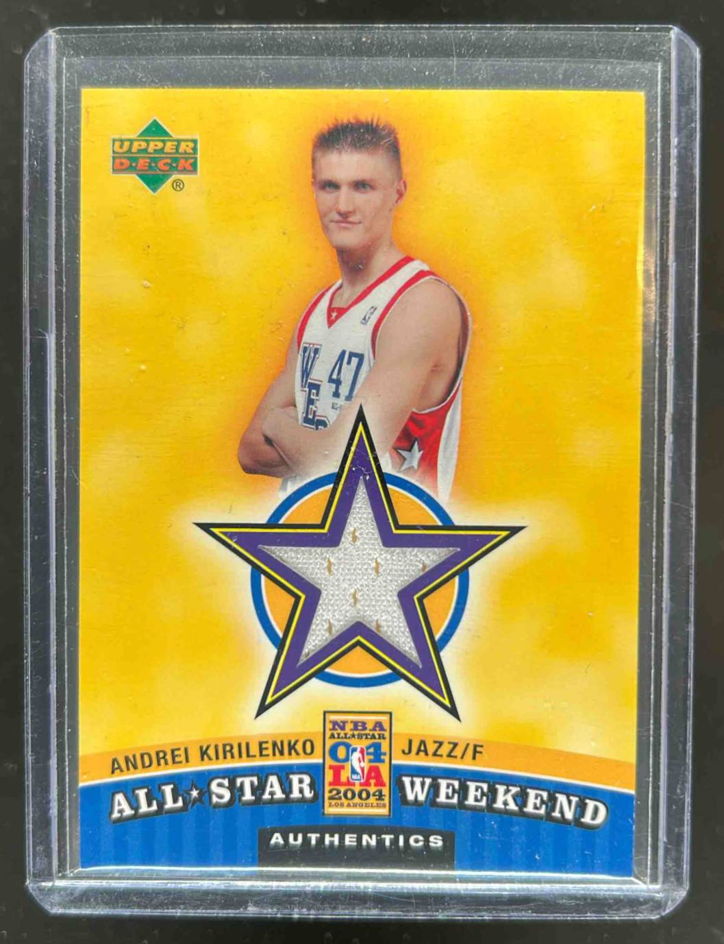 Card image for 2004-05 Upper Deck Andrei Kirilenko All Star Weekend Authentics #ASW-AK