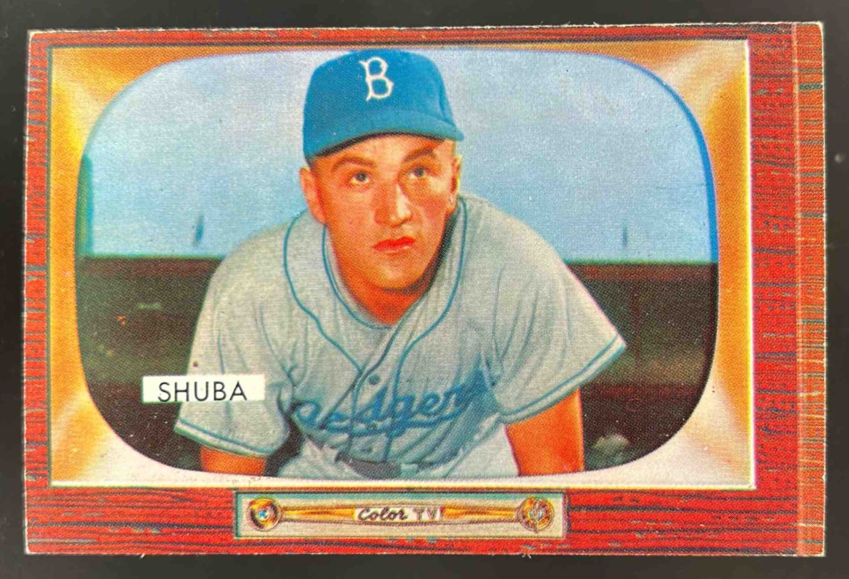 Card image for 1955 BOWMAN BASEBALL GEORGE SHUBA #66