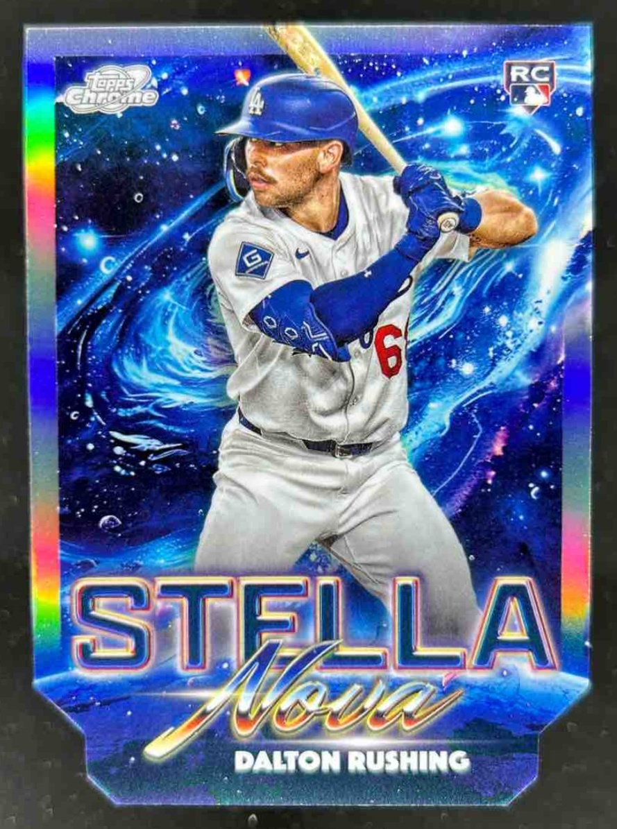 Card image for Dalton Rushing 2025 Topps Cosmic Chrome Stella Nova