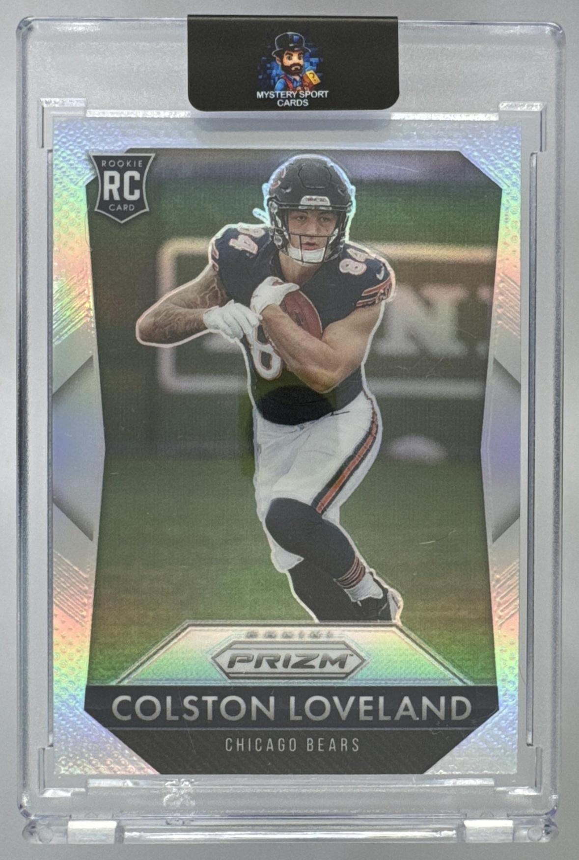 Card image for 2025 Panini Prizm Colston Loveland Rookie Flashback Silver #5 RC Bears