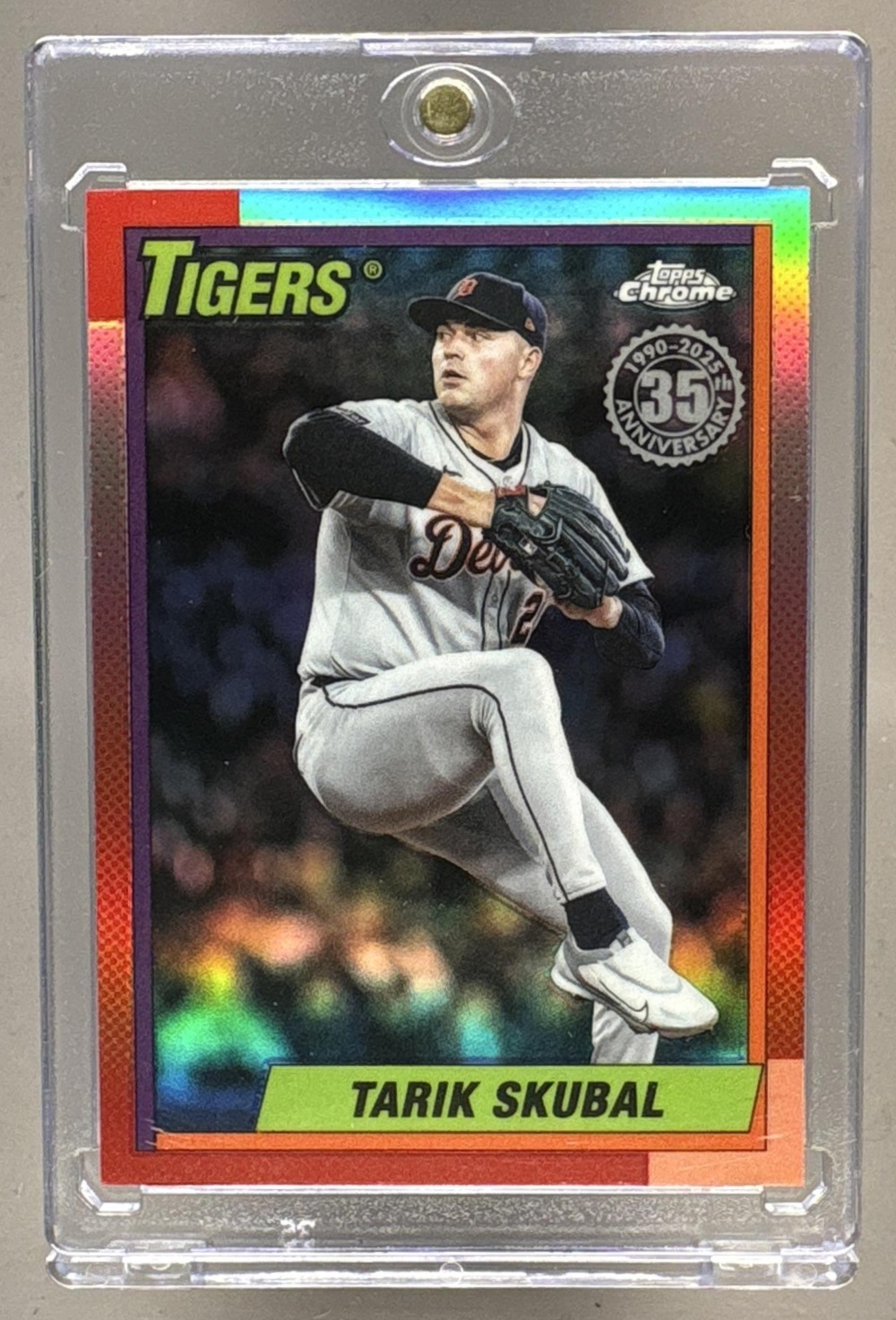 2025 TOPPS CHROME UPDATE TARIK SKUBAL #90CU-10 1990 TIGERS