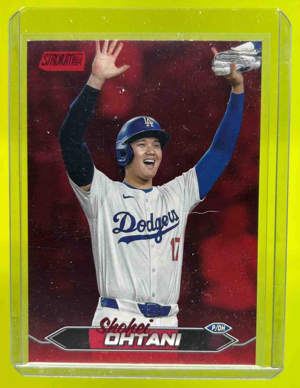 Shohei Ohtani 2024 Topps Baseball Stadium Club Red Foil Los Angeles Dodgers