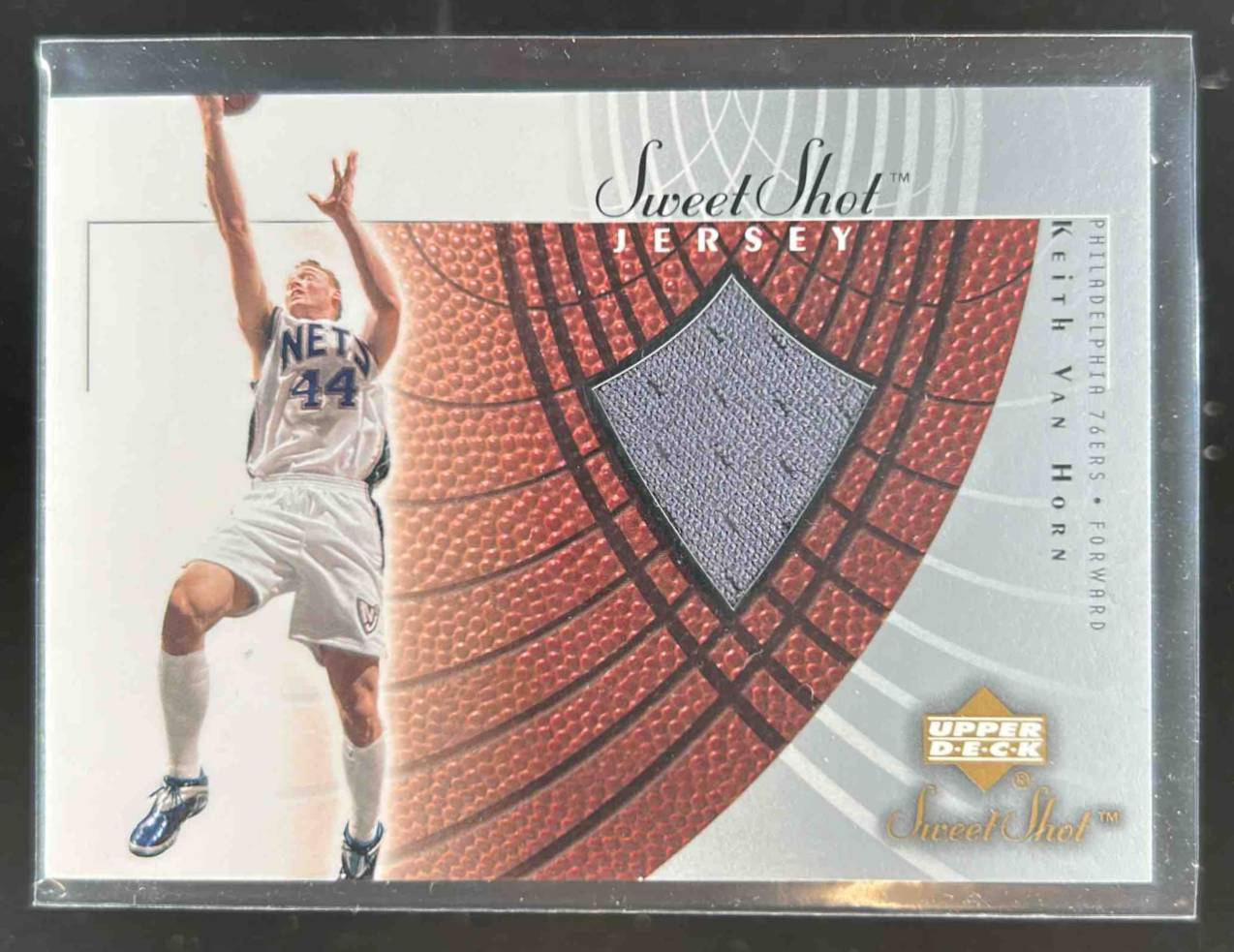 Card image for 2002-03 UPPER DECK SWEET SHOT KEITH VAN HORN JERSEYS #KV-J PHILADELPHIA 76ERS