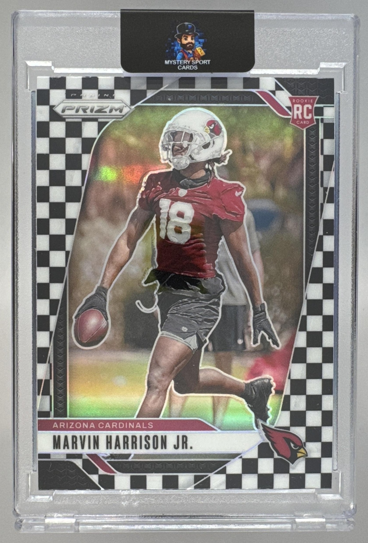 Card image for 2024 Panini Football Prizm Marvin Harrison Jr. #375 RC Arizona Cardinals