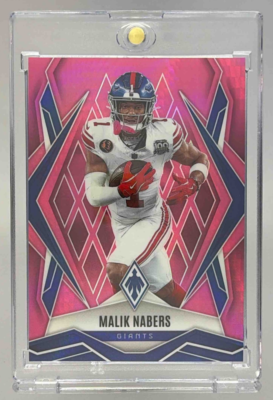 Card image for 2025 Panini Football Phoenix Malik Nabers Paragon #5 New York Giants